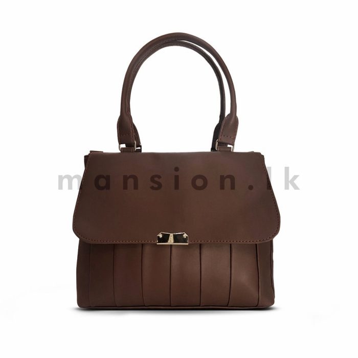 Pleats Detail Satchel Handbag - Image 14