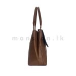 Pleats Detail Satchel Handbag - Image 15