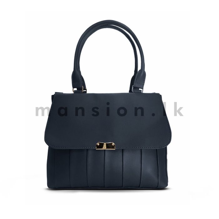 Pleats Detail Satchel Handbag - Image 8