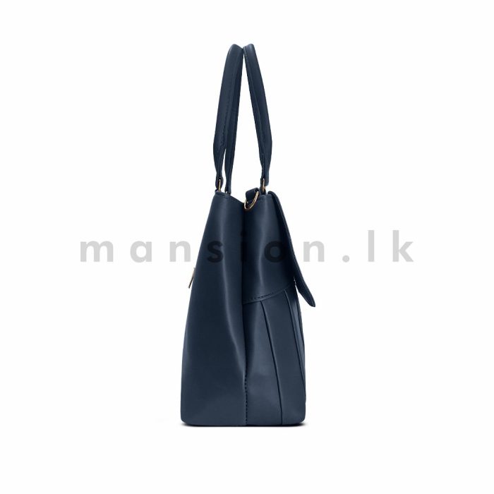 Pleats Detail Satchel Handbag - Image 9