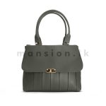 Pleats Detail Satchel Handbag - Image 2