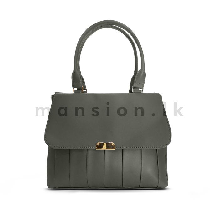 Pleats Detail Satchel Handbag - Image 2