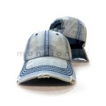 Patch Visor Denim Cap - Image 3