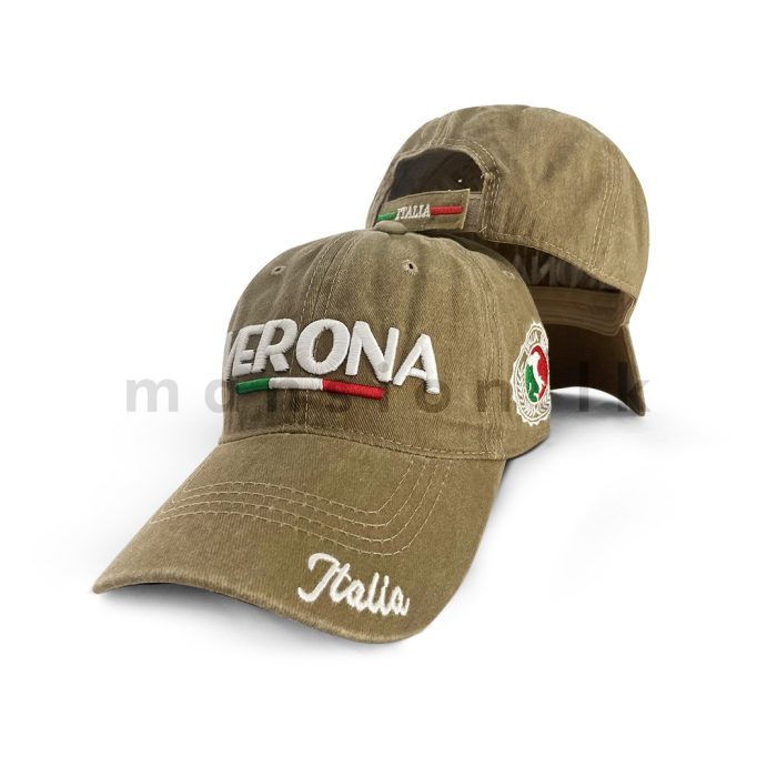 Emb Verona Washed Cap - Image 5