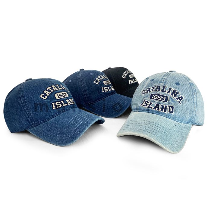 Emb Catalina Island Denim Cap - Image 1