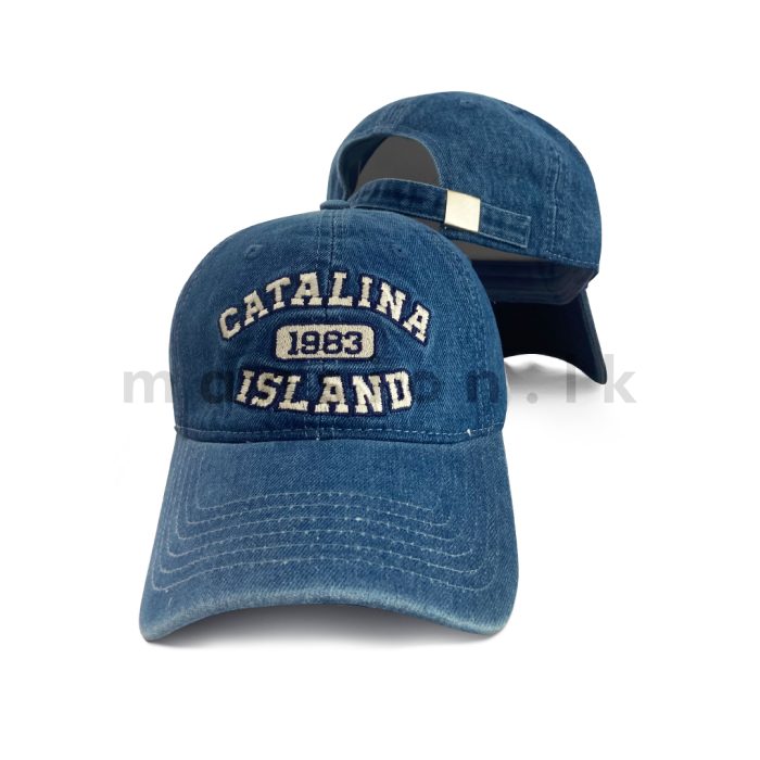 Emb Catalina Island Denim Cap - Image 4