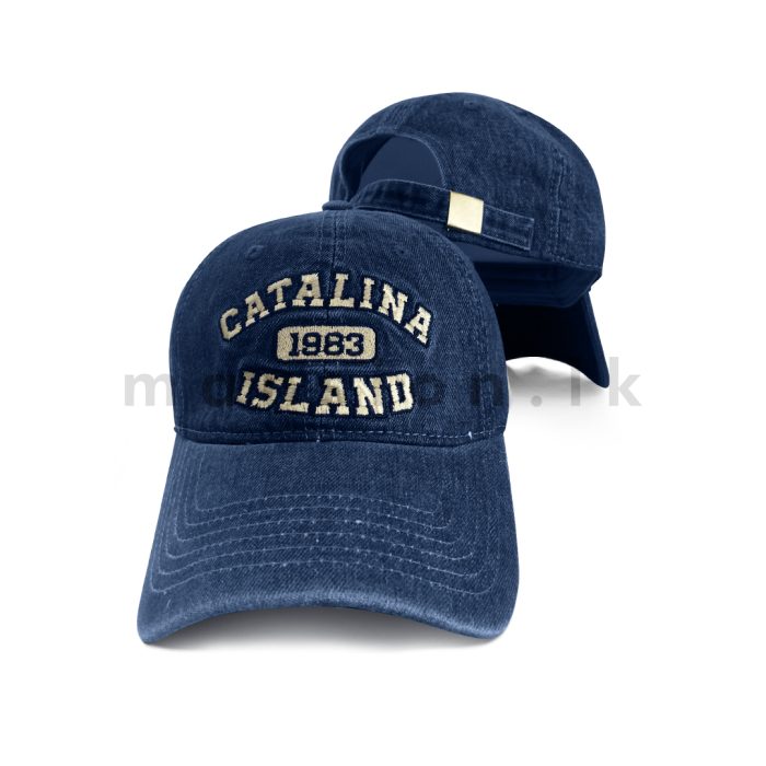 Emb Catalina Island Denim Cap - Image 3