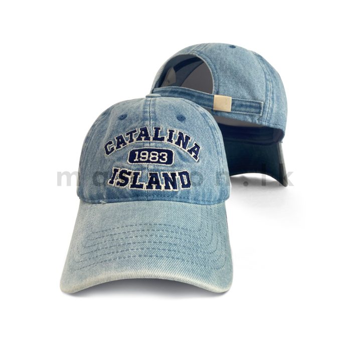 Emb Catalina Island Denim Cap - Image 2