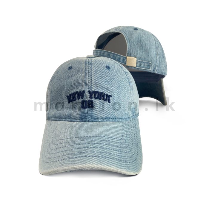 Emb New York Denim Cap - Image 1