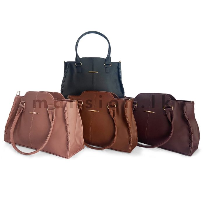 Braid Detail Satchel Handbag - Image 1