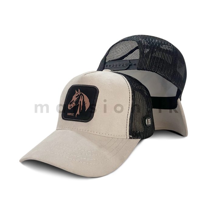 Horse Head Premium Suede Net Cap - Image 6