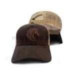 Emb Horse Head Corduroy Net Cap - Image 4