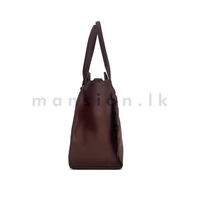 Braid Detail Satchel Handbag - Image 10
