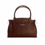 Braid Detail Satchel Handbag - Image 11