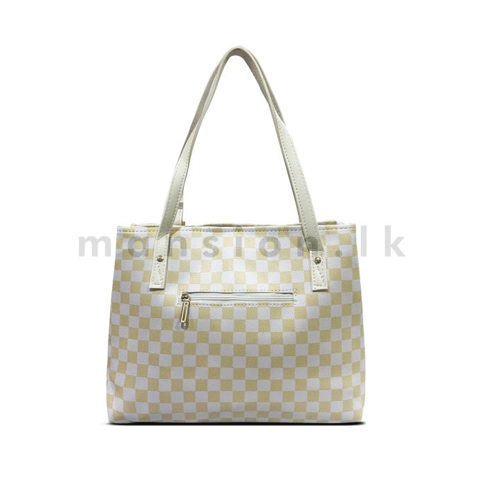 Check Print Tote - Image 3