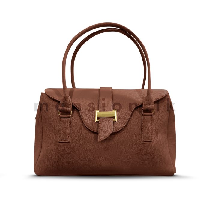 Wavy Flap Open Satchel Handbag - Image 11