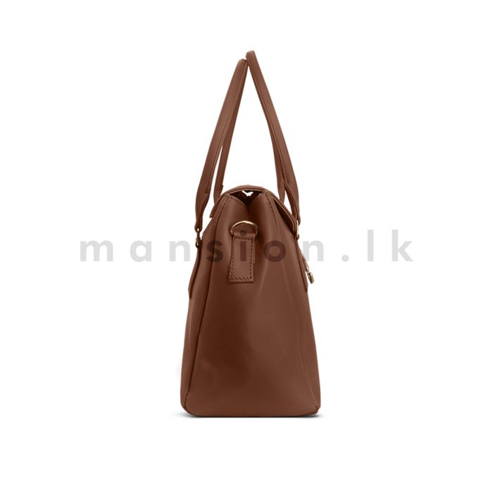 Wavy Flap Open Satchel Handbag - Image 12