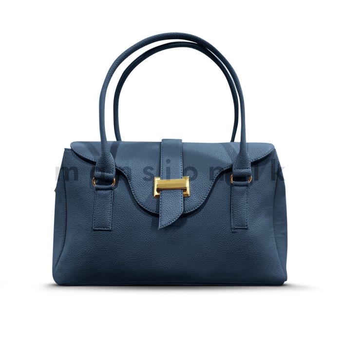 Wavy Flap Open Satchel Handbag - Image 14