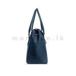 Wavy Flap Open Satchel Handbag - Image 15