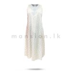 Dotted Sleeveless Midi Dress