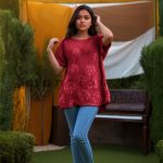 Ethnic Kaftan Top - Maroon