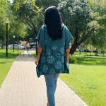 Ethnic Kaftan Top - Teal - Image 2