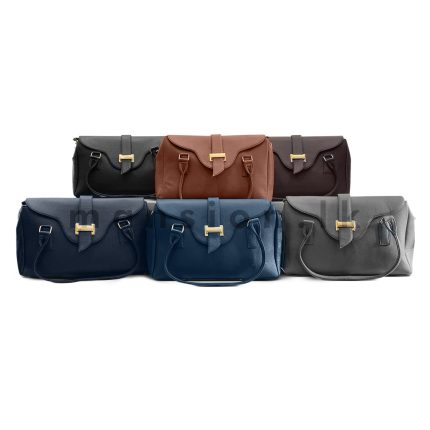 Wavy Flap Open Satchel Handbag