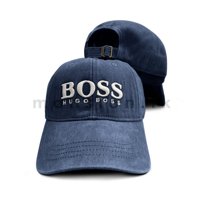 Boss Branded Washed Cap - Image 4