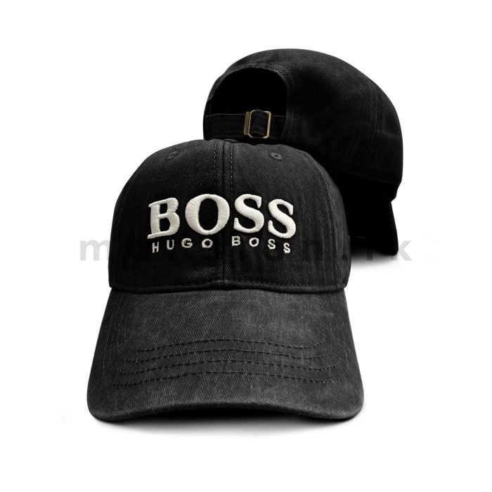 Boss Branded Washed Cap - Image 2