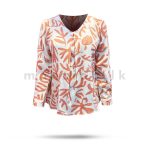 Printed Blouse - Salmon Pink