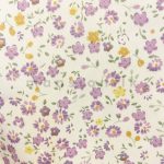 Printed V neck Blouse - Purple - Image 3