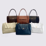 Buckle Detail Flap Satchel Handbag