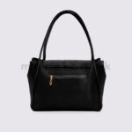 Buckle Detail Flap Satchel Handbag - Image 3