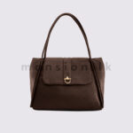Buckle Detail Flap Satchel Handbag - Image 5