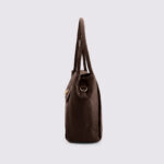Buckle Detail Flap Satchel Handbag - Image 7