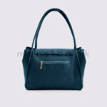 Buckle Detail Flap Satchel Handbag - Image 9