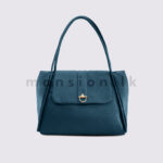 Buckle Detail Flap Satchel Handbag - Image 8