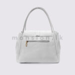 Buckle Detail Flap Satchel Handbag - Image 15
