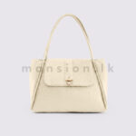Buckle Detail Flap Satchel Handbag - Image 17