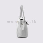 Buckle Detail Flap Satchel Handbag - Image 16