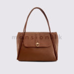 Buckle Detail Flap Satchel Handbag - Image 11