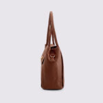 Buckle Detail Flap Satchel Handbag - Image 13