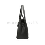 Buckle Detail Flap Satchel Handbag - Image 4