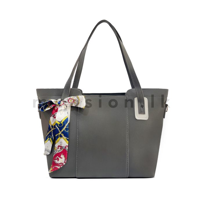 Tie Knot Detail Tote - Image 5