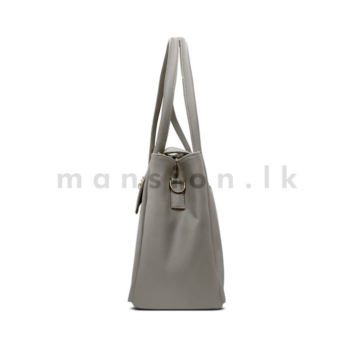 Buckle Detail Flap Satchel Handbag - Image 10