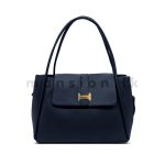 Buckle Detail Flap Satchel Handbag - Image 5
