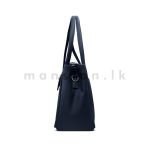 Buckle Detail Flap Satchel Handbag - Image 7