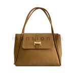 Buckle Detail Flap Satchel Handbag - Image 11