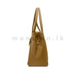 Buckle Detail Flap Satchel Handbag - Image 13