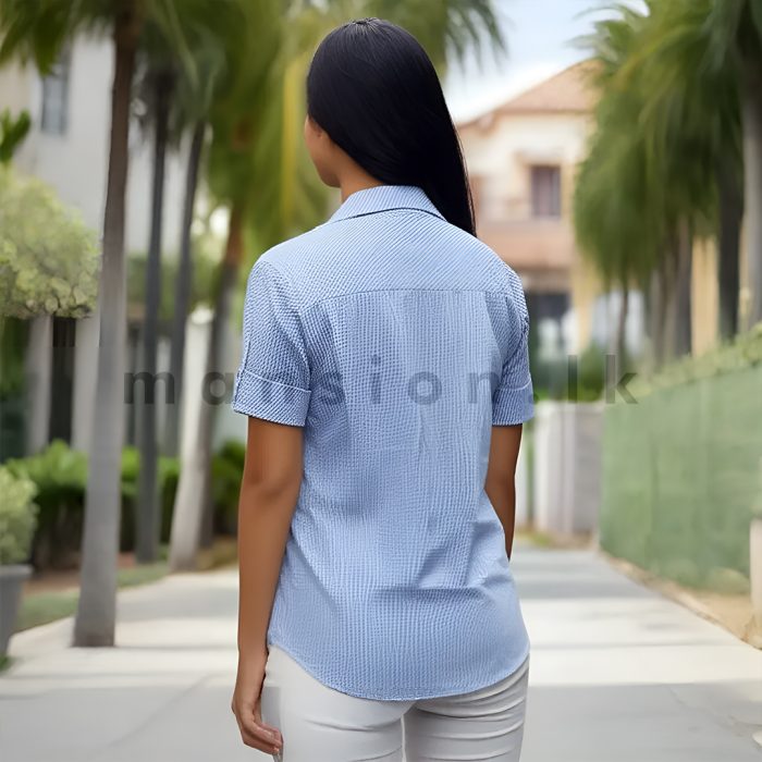 Mini Check Blouse - Image 2